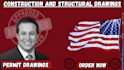 structural permit drawings, basement plan, full construction plan, seal plans