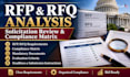 analyze rfp rfq requirements and create a compliance matrix