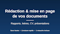 rédiger et mettre en page vos documents en francais