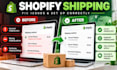 setup shopify shipping rates, zones and profiles