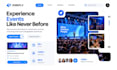 design event website booking event planning website event management website