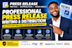 write press release PR distribution news media press release writing pr writing