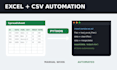 automate repetitive excel and CSV tasks with python