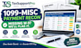 reconcile 1099 misc vendor payments and organize missing w9 data