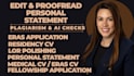 edit your dental school personal statement aadsas application essay within 12hrs
