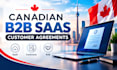 draft canadian b2b saas customer agreements and software contracts
