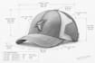 design a custom 3d cap and headwear product model