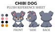 design a custom plush reference sheet for your character or plush toy