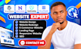 design or redesign wordpress website on hostinger, godaddy, bluehost, ionos