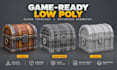 create low poly 3d game assets, props and optimized 3d models, game ready