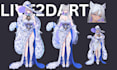 design 3d vtuber model anime vtuber rigging live 2d rigging live2d vtuber model