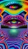 create trippy psychedelic ai music video  trippy animated music visual video