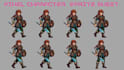 create 8bit 16bit pixel art character sprite sheet rpg game animation assets