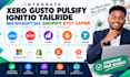 integrate xero gusto pulsify ignitio tailride microsoft365 shopify etsy zapier