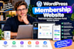 build wordpress membership website paid subscription member portal access system