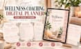 design a branded wellness coaching digital planner product for stan store setup