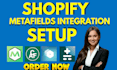 setup shopify metafield metaobject integration dynamic product content ablestar