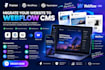 migrate framer wordpress squarespace website to webflow cms website perfectly