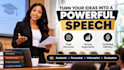 write an academic, persuasive, informative or graduation speech