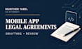 draft an app store software license agreement for developers