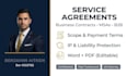 draft professional service agreements, business contracts