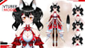 design high quality vtuber model art ready for rigging