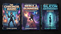 design a sci fi fantasy book cover design that sells
