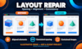 fix HTML CSS bugs and responsive layout issues