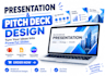 design modern business and sales presentation