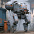 create an robot model, sci fi mech, industrial robot