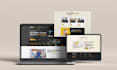 design a professional cleaning services website