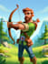 design 2d game character illustration