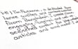write anything with my beautiful handwriting