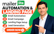 build mailerlite automation mailerlite landing page