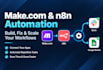 fix make com automation, n8n made com ai automation