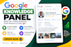 a create a verified google knowledge panel for individual or business