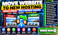 move website to new hosting migrate domain website files database transfer