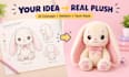 create custom stuffed animal plush toy sewing patterns tech pack ai design