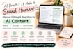 rewrite fact check and humanise your ai content