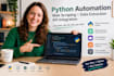 build python automation, web scraping, data extraction, api integration