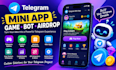 develop custom telegram games, mini apps and airdrop bots