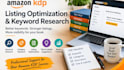 research amazon KDP keywords and book categories