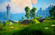 develop stylized 3d low poly game environment in unreal engine