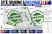 design site grading plan, civil site plan, and lot grading layout