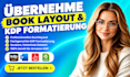 werde buchlayout und buchsatz für amazon KDP erstellen