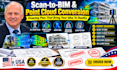 convert point cloud to revit bim model and scan to bim drafting