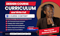 create online course content and curriculum