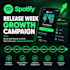 run a spotify release week promotion campaign