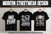 design modern streetwear graphic for clothing brand