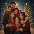 create joyful family holiday illustrations